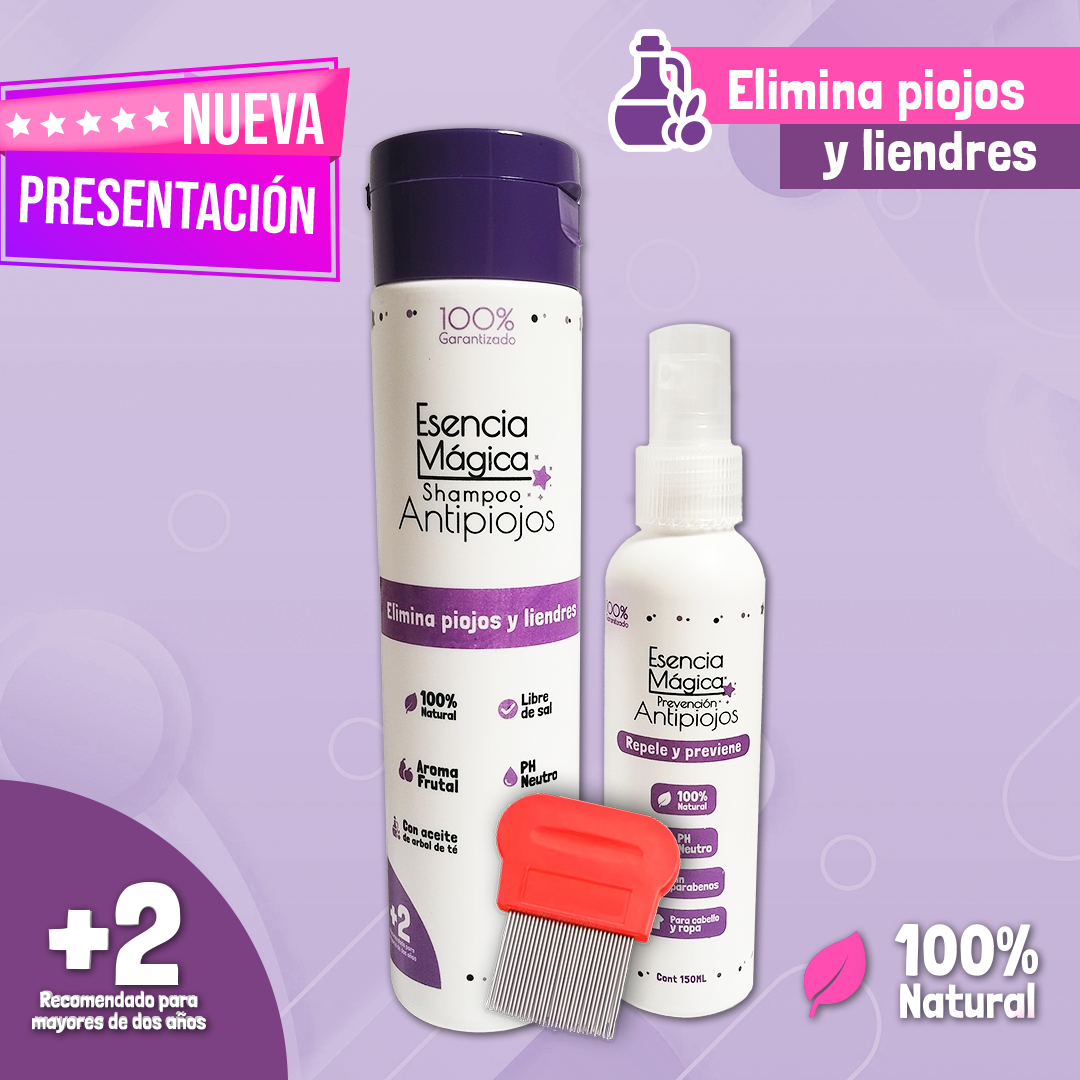 TRATAMIENTO ANTI-PIOJOS + ENVÍO GRÁTIS